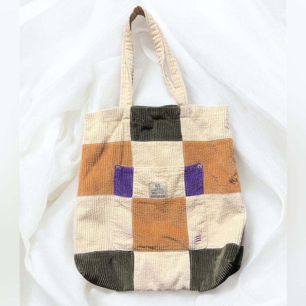 BDG Patchwork Corduroy Tote